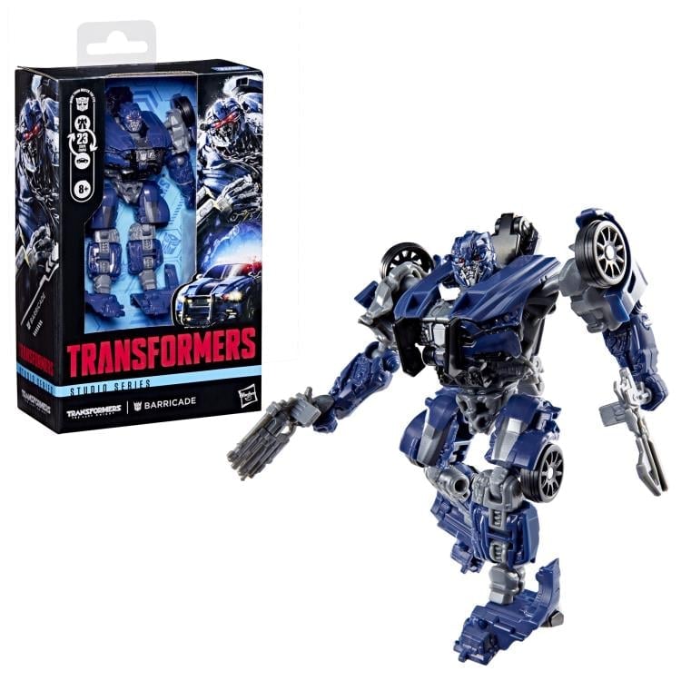 Transformers: The Last Knight Studio Series Deluxe Class Barricade Action Figure Gallery Image 5