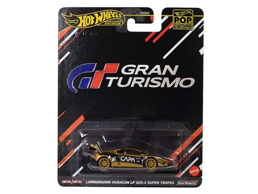 Hot Wheels Premium Pop Culture Gran Turismo Lamborghini Huracan LP 620-2 Super Trofeo Gallery Image 1