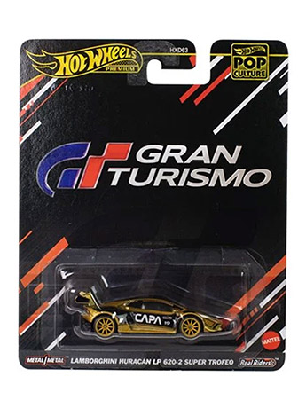 Hot Wheels Premium Pop Culture Gran Turismo Lamborghini Huracan LP 620-2 Super Trofeo Gallery Image 2