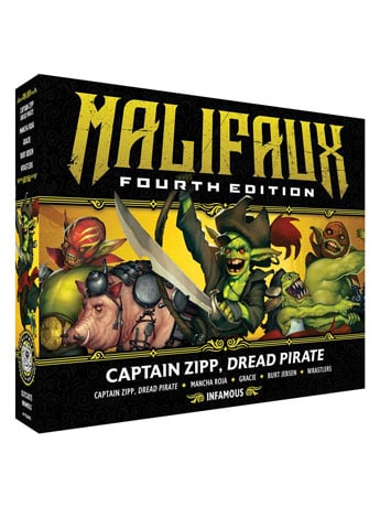 Malifaux: 4th Edition Captain Zipp, Dread Pirate Miniatures Set Gallery Image 2