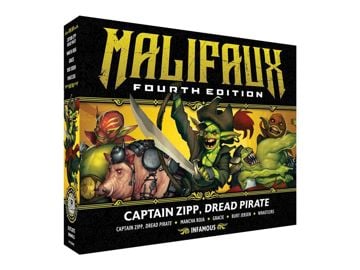 Malifaux: 4th Edition Captain Zipp, Dread Pirate Miniatures Set