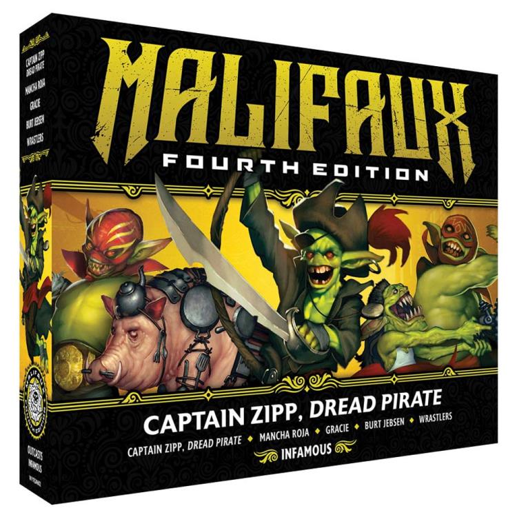 Malifaux: 4th Edition Captain Zipp, Dread Pirate Miniatures Set Gallery Image 3