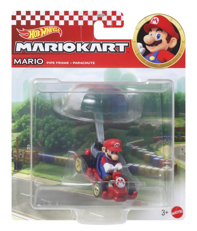 Mario Kart Hot Wheels 2025 Glider Mix 4 Case of 4 Karts Gallery Image 7