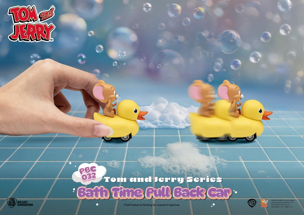 Tom and Jerry PBC-032 Bath Time Box of 6 Pull Back Cars Gallery Image 11
