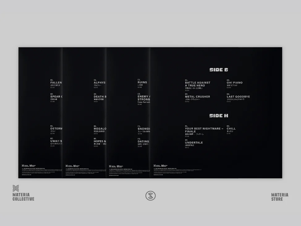 Undertale Piano Collections Box Set Vinyl 4XLP Gallery Image 5