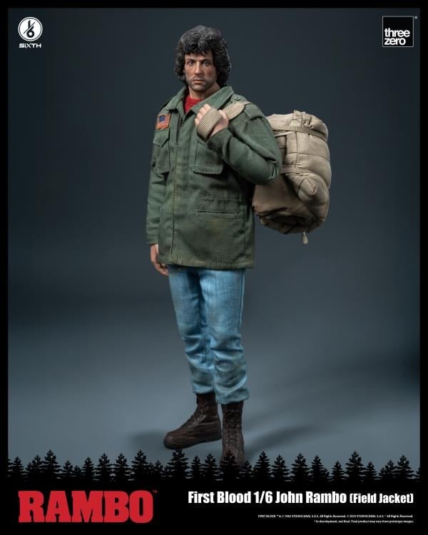Rambo: First Blood SiXTH John Rambo (Field Jacket) 1/6 Scale Action Figure Gallery Image 12