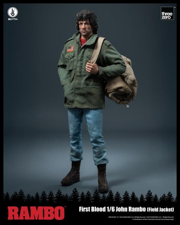 Rambo: First Blood SiXTH John Rambo (Field Jacket) 1/6 Scale Action Figure Gallery Image 8