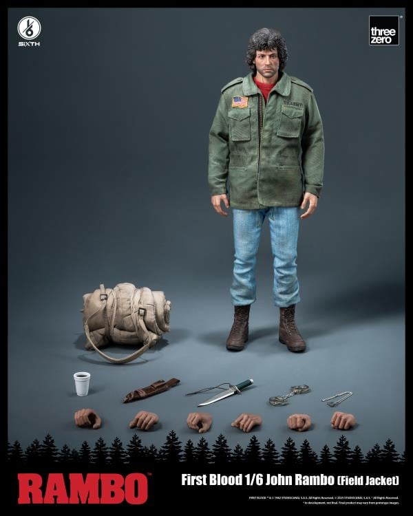Rambo: First Blood SiXTH John Rambo (Field Jacket) 1/6 Scale Action Figure Gallery Image 14