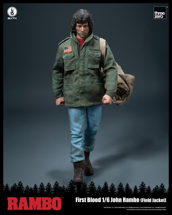 Rambo: First Blood SiXTH John Rambo (Field Jacket) 1/6 Scale Action Figure Gallery Image 9