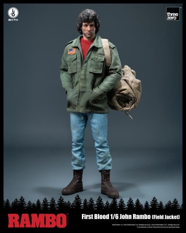 Rambo: First Blood SiXTH John Rambo (Field Jacket) 1/6 Scale Action Figure Gallery Image 3