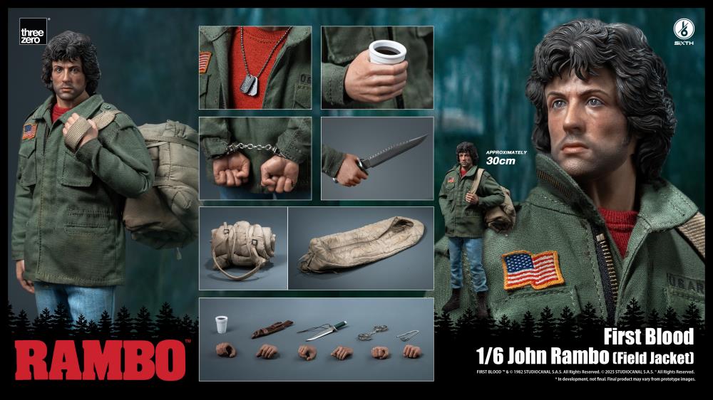 Rambo: First Blood SiXTH John Rambo (Field Jacket) 1/6 Scale
