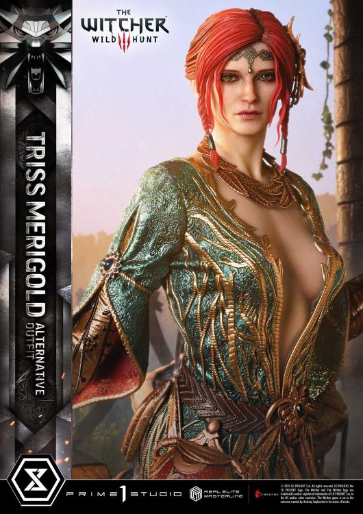 The Witcher 3: Wild Hunt Real Elite Masterline Triss Merigold (Alternative Outfit) 1/4 Scale Statue Gallery Image 9