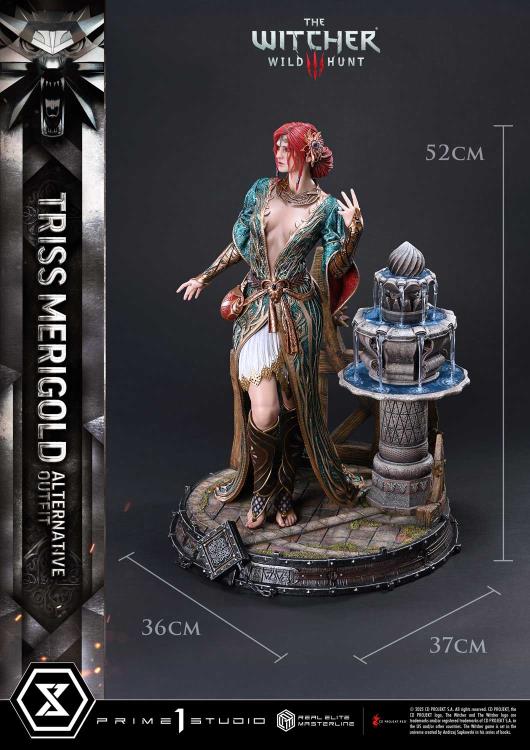 The Witcher 3: Wild Hunt Real Elite Masterline Triss Merigold (Alternative Outfit) 1/4 Scale Statue Gallery Image 18