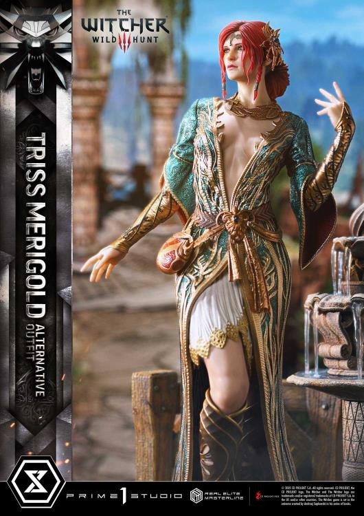 The Witcher 3: Wild Hunt Real Elite Masterline Triss Merigold (Alternative Outfit) 1/4 Scale Statue Gallery Image 14