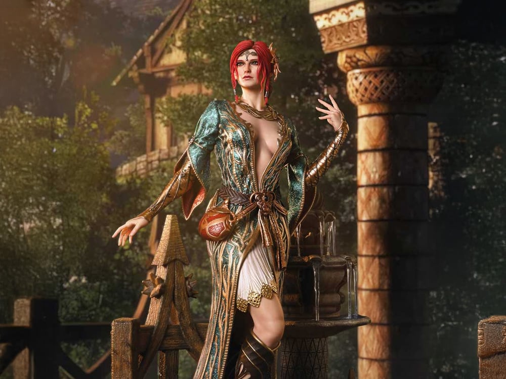 The Witcher 3: Wild Hunt Real Elite Masterline Triss Merigold (Alternative Outfit) 1/4 Scale Statue Gallery Image 1