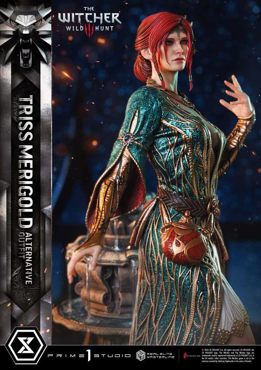 The Witcher 3: Wild Hunt Real Elite Masterline Triss Merigold (Alternative Outfit) 1/4 Scale Statue Gallery Image 16