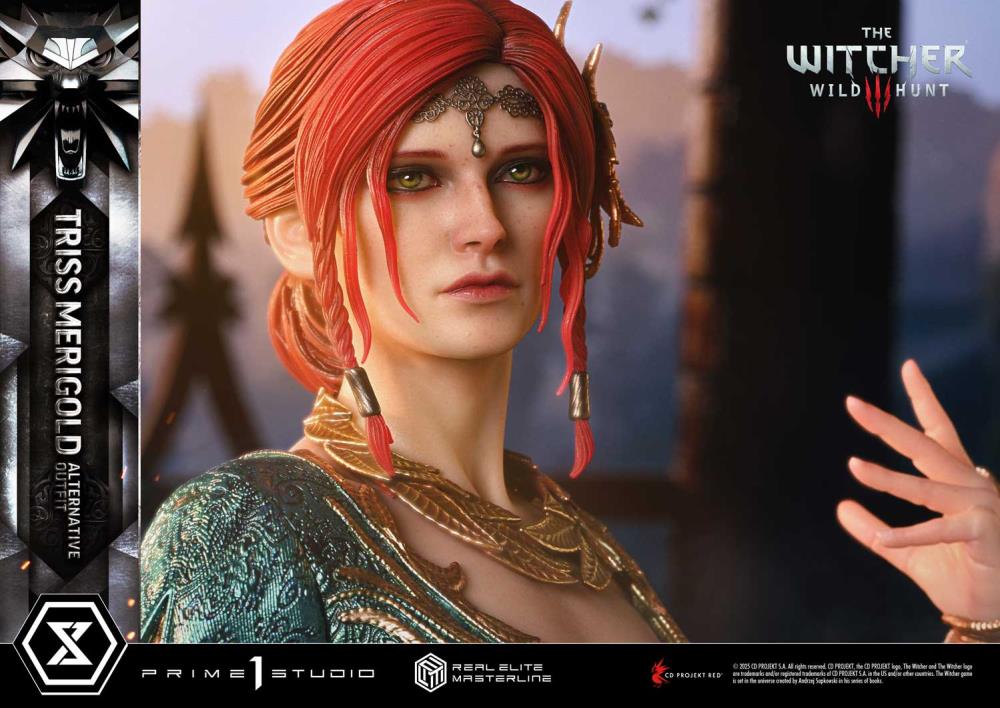 The Witcher 3: Wild Hunt Real Elite Masterline Triss Merigold (Alternative Outfit) 1/4 Scale Statue Gallery Image 11
