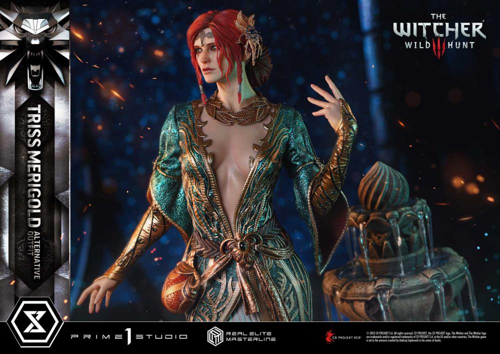 The Witcher 3: Wild Hunt Real Elite Masterline Triss Merigold (Alternative Outfit) 1/4 Scale Statue Gallery Image 15