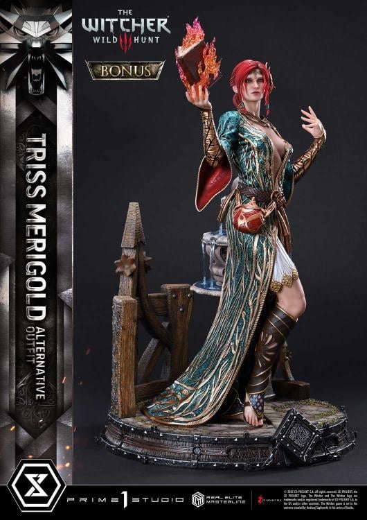 The Witcher 3: Wild Hunt Real Elite Masterline Triss Merigold (Alternative Outfit Bonus Ver.) 1/4 Scale Limited Edition Statue Gallery Image 33