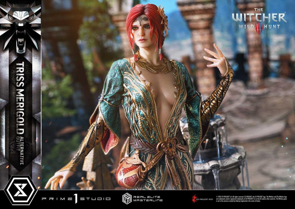 The Witcher 3: Wild Hunt Real Elite Masterline Triss Merigold (Alternative Outfit Bonus Ver.) 1/4 Scale Limited Edition Statue Gallery Image 16