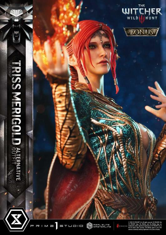 The Witcher 3: Wild Hunt Real Elite Masterline Triss Merigold (Alternative Outfit Bonus Ver.) 1/4 Scale Limited Edition Statue Gallery Image 22