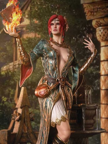 The Witcher 3: Wild Hunt Real Elite Masterline Triss Merigold (Alternative Outfit Bonus Ver.) 1/4 Scale Limited Edition Statue Gallery Image 2