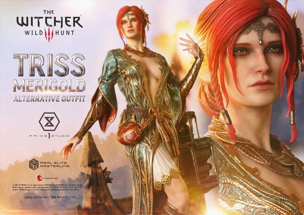 The Witcher 3: Wild Hunt Real Elite Masterline Triss Merigold (Alternative Outfit Bonus Ver.) 1/4 Scale Limited Edition Statue Gallery Image 3