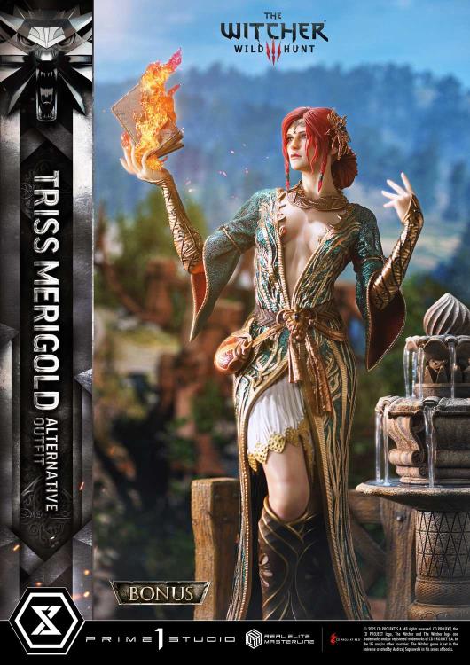 The Witcher 3: Wild Hunt Real Elite Masterline Triss Merigold (Alternative Outfit Bonus Ver.) 1/4 Scale Limited Edition Statue Gallery Image 15