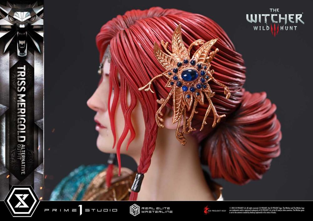 The Witcher 3: Wild Hunt Real Elite Masterline Triss Merigold (Alternative Outfit Bonus Ver.) 1/4 Scale Limited Edition Statue Gallery Image 39