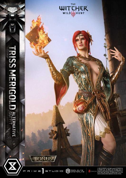 The Witcher 3: Wild Hunt Real Elite Masterline Triss Merigold (Alternative Outfit Bonus Ver.) 1/4 Scale Limited Edition Statue Gallery Image 13