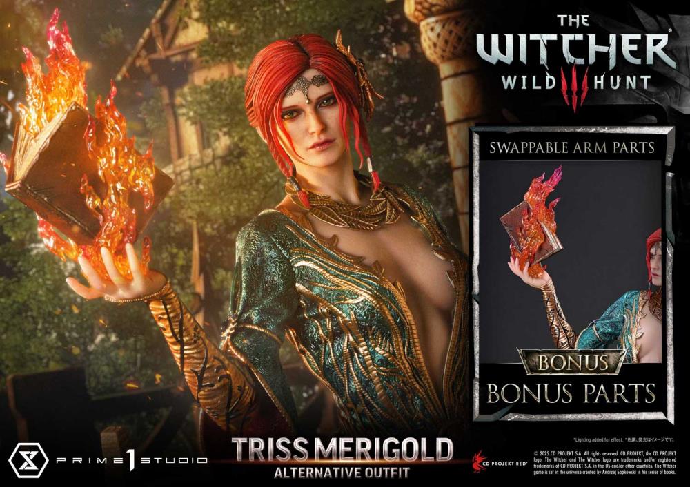 The Witcher 3: Wild Hunt Real Elite Masterline Triss Merigold (Alternative Outfit Bonus Ver.) 1/4 Scale Limited Edition Statue Gallery Image 4