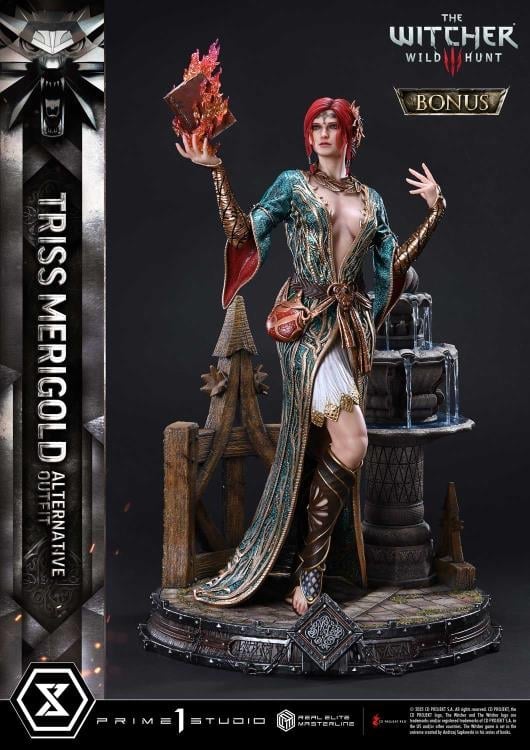 The Witcher 3: Wild Hunt Real Elite Masterline Triss Merigold (Alternative Outfit Bonus Ver.) 1/4 Scale Limited Edition Statue Gallery Image 30