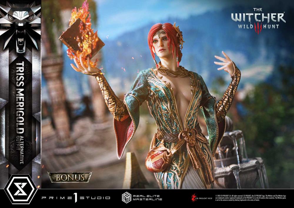 The Witcher 3: Wild Hunt Real Elite Masterline Triss Merigold (Alternative Outfit Bonus Ver.) 1/4 Scale Limited Edition Statue Gallery Image 14