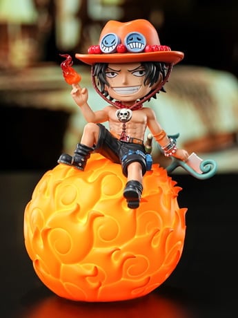 One Piece Devil Fruit Series Ace Voice-Activated Night Lamp Gallery Image 2