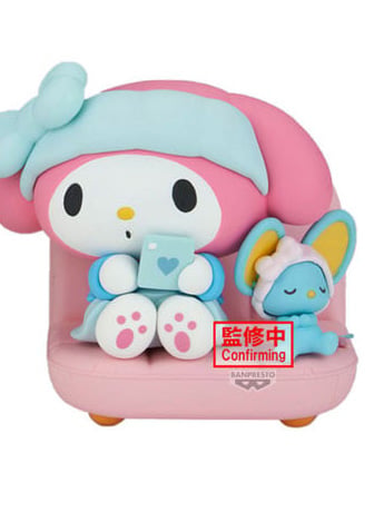 レディマイメロディ セット Sanrio Nakayoshi Memories Relaxing Time at Home My Melody Figure