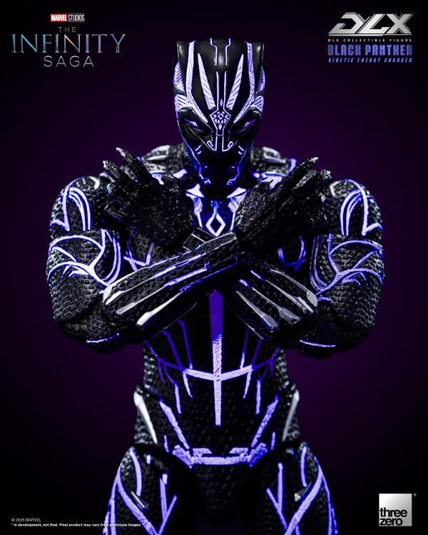 Marvel: The Infinity Saga DLX Black Panther (Kinetic Energy Charged) 1/12 Scale Action Figure Gallery Image 13