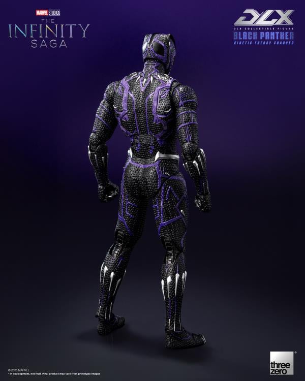 Marvel: The Infinity Saga DLX Black Panther (Kinetic Energy Charged) 1/12 Scale Action Figure Gallery Image 9