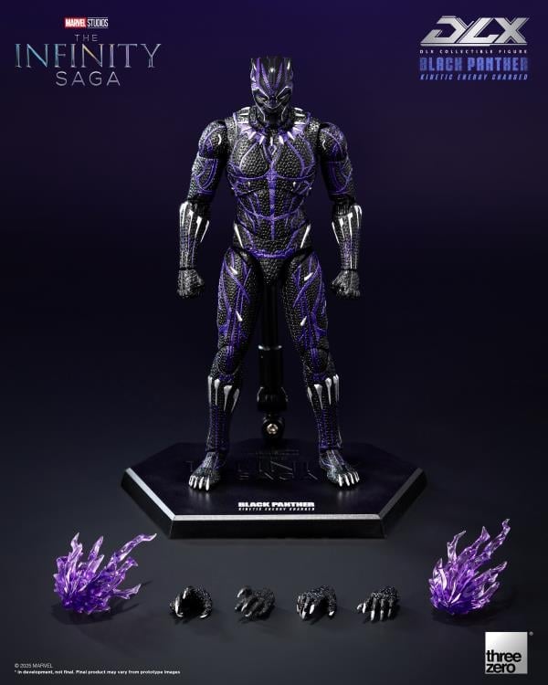 Marvel: The Infinity Saga DLX Black Panther (Kinetic Energy Charged) 1/12 Scale Action Figure Gallery Image 15