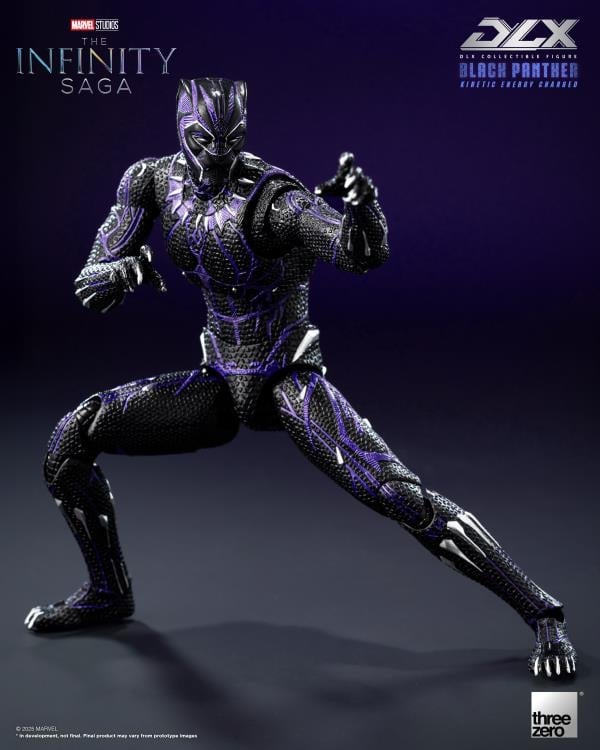 Marvel: The Infinity Saga DLX Black Panther (Kinetic Energy Charged) 1/12 Scale Action Figure Gallery Image 6