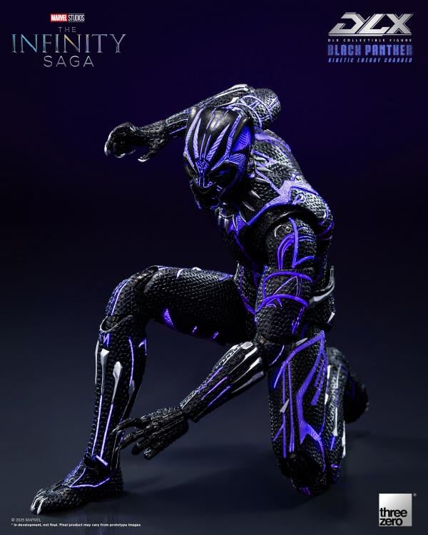 Marvel: The Infinity Saga DLX Black Panther (Kinetic Energy Charged) 1/12 Scale Action Figure Gallery Image 7