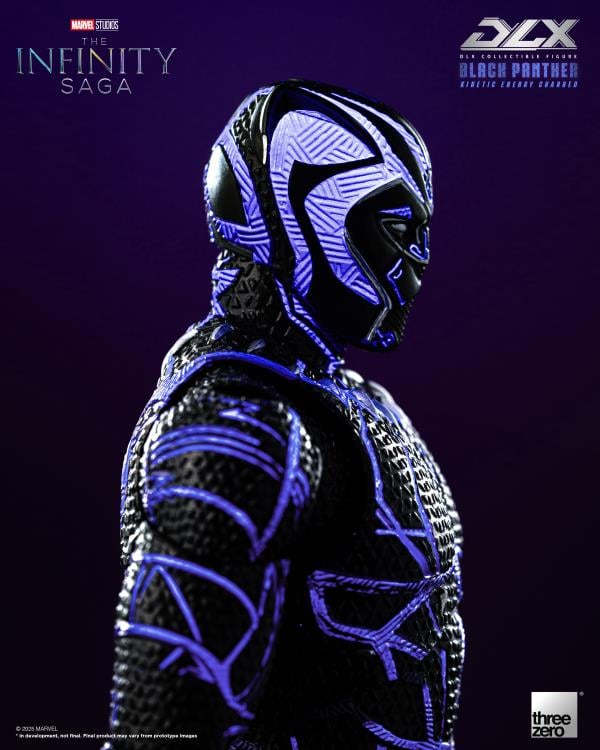 Marvel: The Infinity Saga DLX Black Panther (Kinetic Energy Charged) 1/12 Scale Action Figure Gallery Image 12