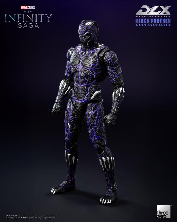 Marvel: The Infinity Saga DLX Black Panther (Kinetic Energy Charged) 1/12 Scale Action Figure Gallery Image 8