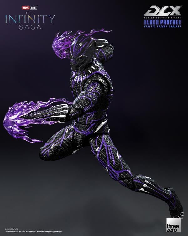 Marvel: The Infinity Saga DLX Black Panther (Kinetic Energy Charged) 1/12 Scale Action Figure Gallery Image 10