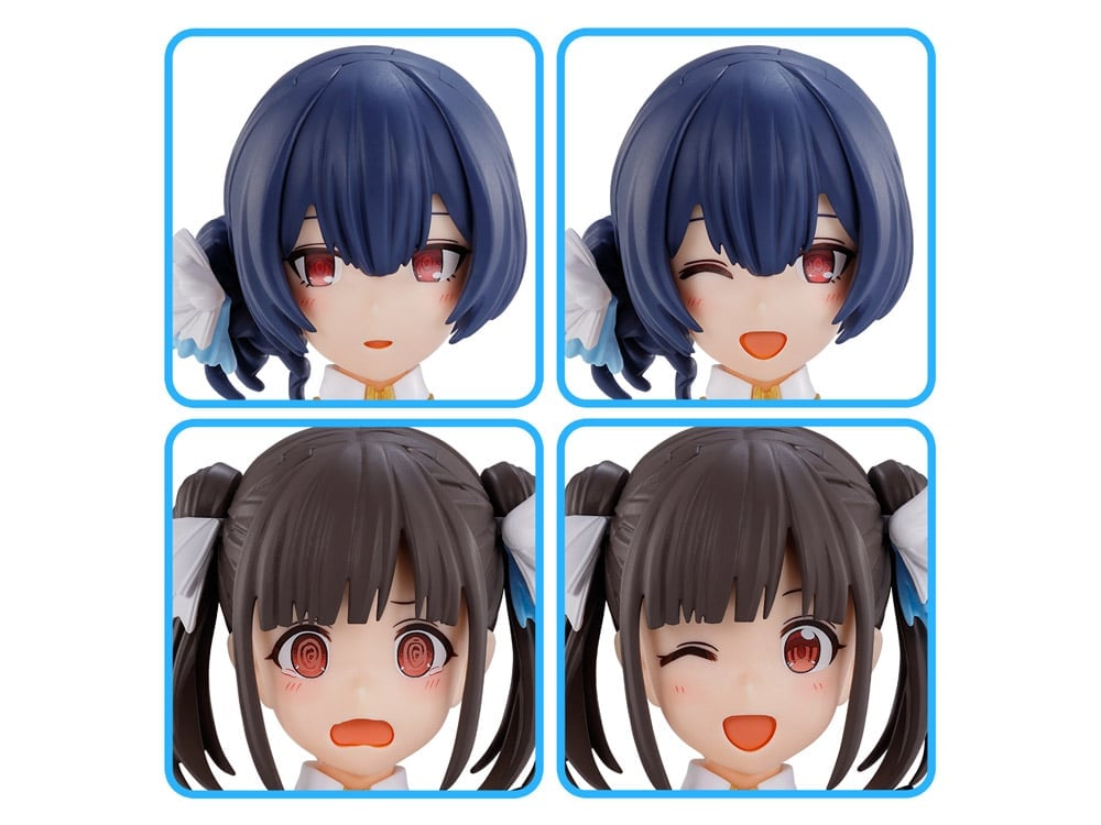 The Idolmaster: Shiny Colors 30 Minutes Sisters Option Hairstyle & Face Parts (Chiyoko Sonoda & Rinze Morino) Accessory Kit Set Gallery Image 1