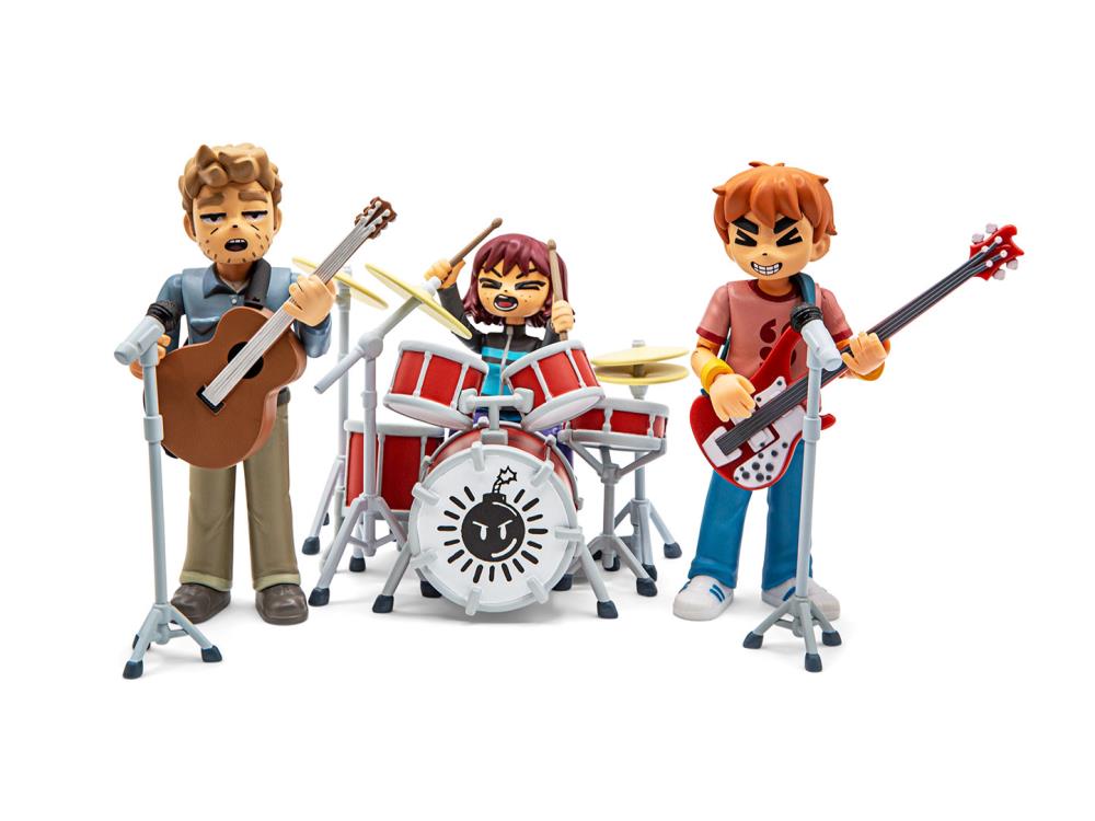 Scott Pilgrim Sex Bob-Omb Limited Edition Action Figure Three-Pack Gallery Image 3