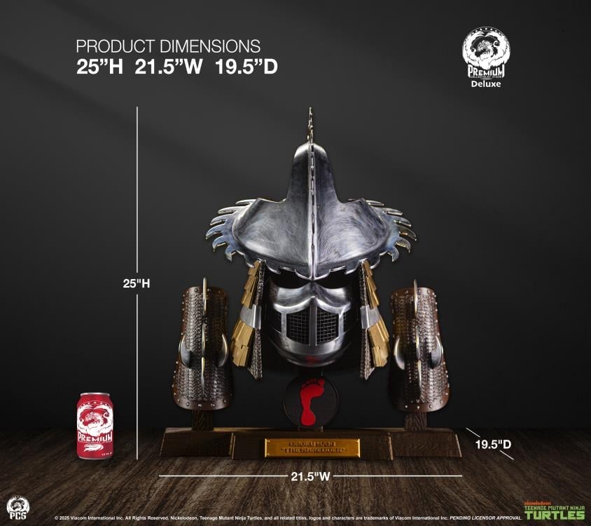 Teenage Mutant Ninja Turtles Shredder Life-Sized Stainless Steel Armor (Deluxe Ooze Edition) Replica Set Gallery Image 16