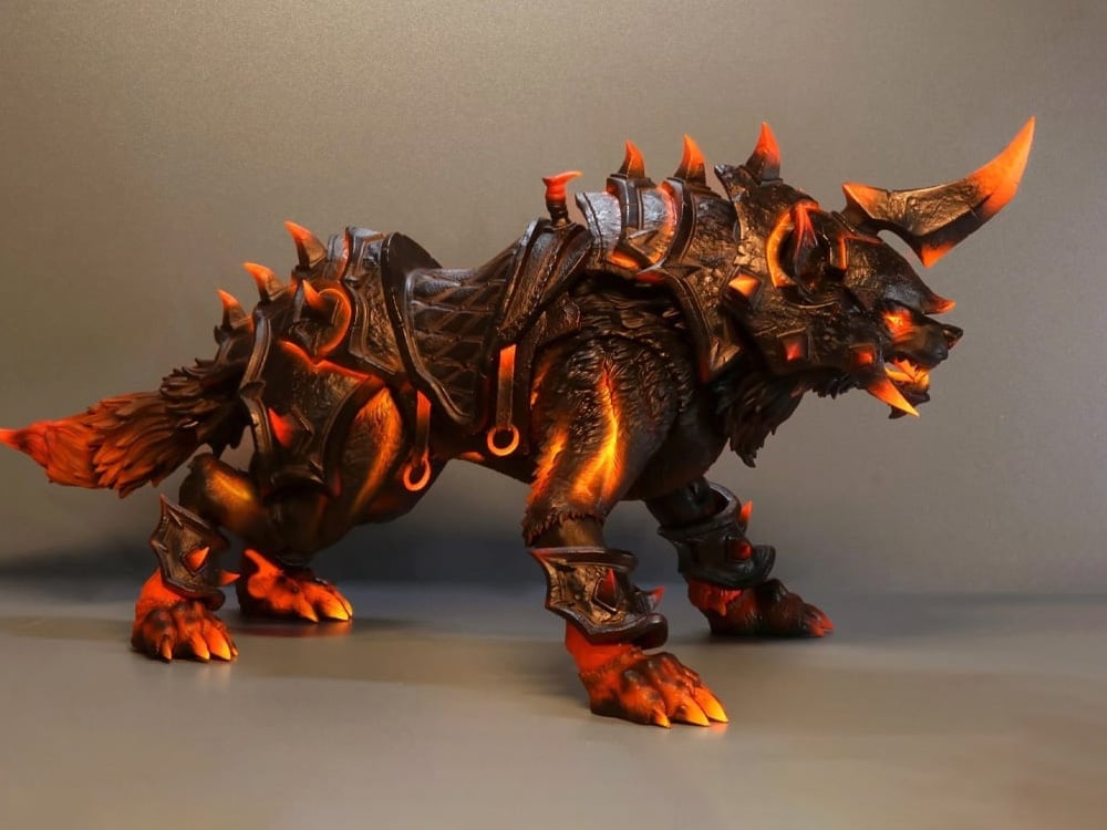 The Wolf of Glory Mount (Lava Armor Special Edition Ver.) 1/12