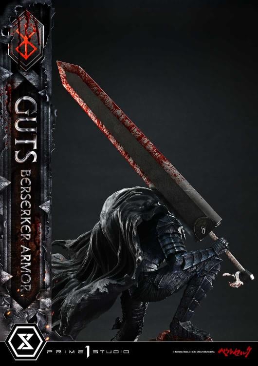 Berserk Ultimate Premium Masterline Guts Berserker Armor (Grunbeld vs Guts Deluxe Ver.) 1/4 Scale Statue Gallery Image 28
