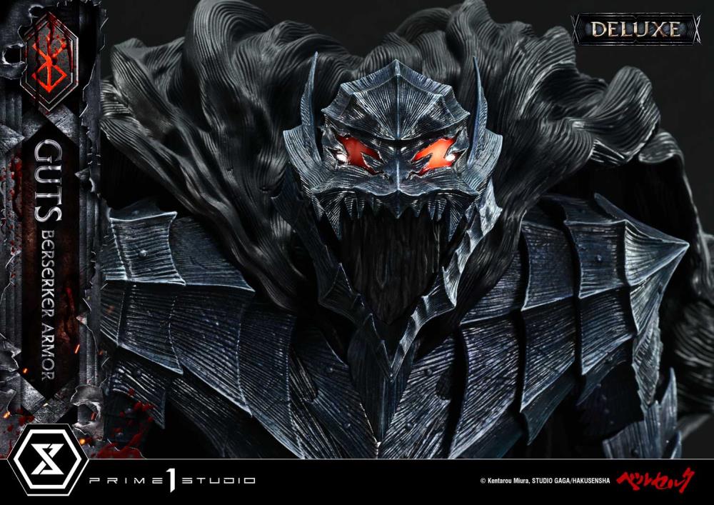 Berserk Ultimate Premium Masterline Guts Berserker Armor (Grunbeld vs Guts Deluxe Ver.) 1/4 Scale Statue Gallery Image 31