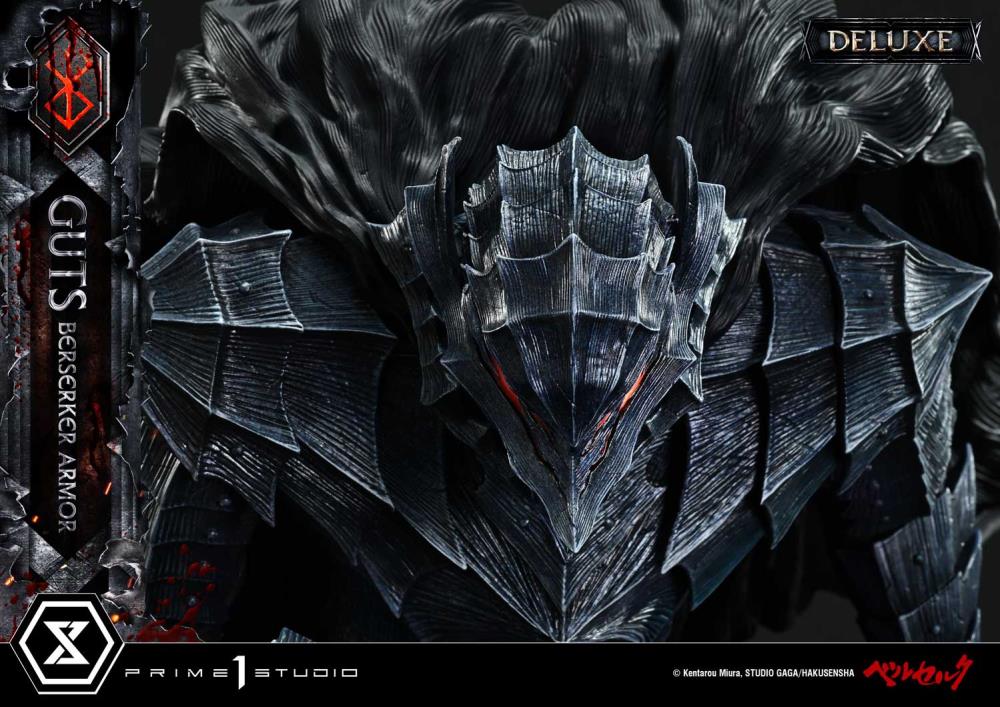 Berserk Ultimate Premium Masterline Guts Berserker Armor (Grunbeld vs Guts Deluxe Ver.) 1/4 Scale Statue Gallery Image 32
